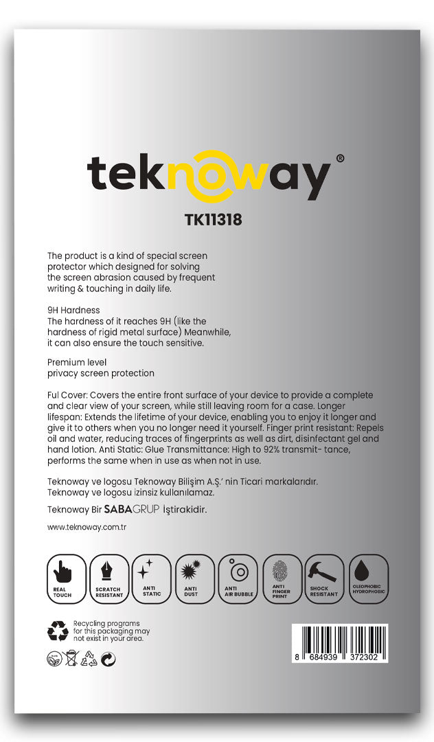 TW İphone 14 Pro MAX Antistatik Ekran Koruyucu ULTRA HD